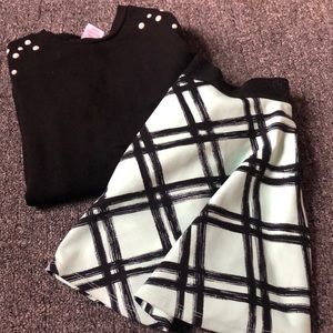 Girls shirt and skirt